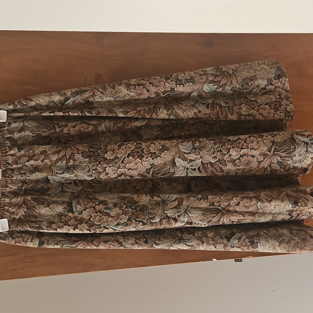 1970s Floral Patterned Women's Skirt